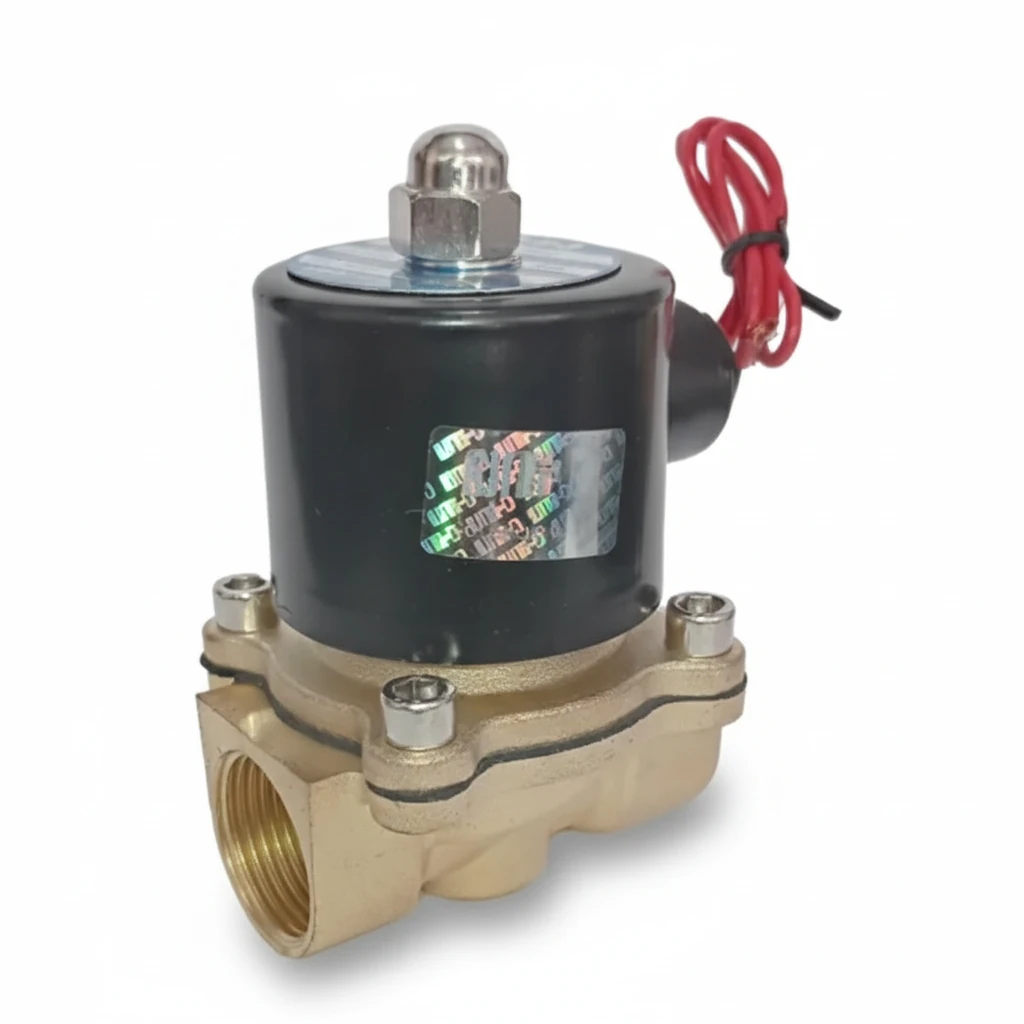 شیر برقی UNID (پایه برنجی) مدل UW-15-1/2 سایز 1/2